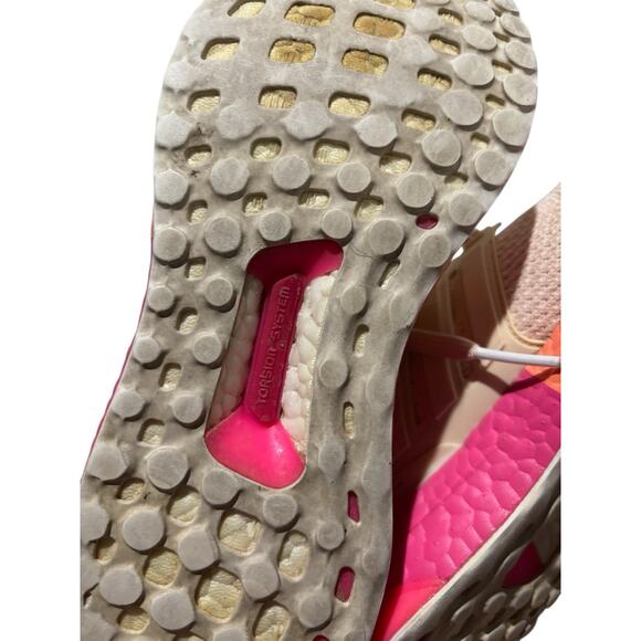 ADIDAS ULTRABOOST DNA W (LIEN BEIGE PINK ORANGE) SNEAKER SHOES SIZE 6 (FX7235) - Picture 7 of 10